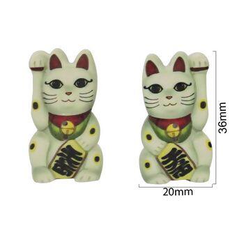 Botao manekineko1980. Gatinho pct. com 2un - 19347 